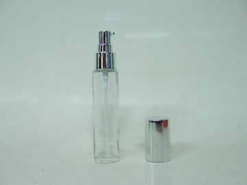 重量のポンプ及び帽子が付いている基礎化粧品のためのOEMの小型スプレーの空のガラス ビン